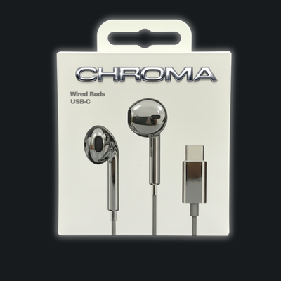 CHROMA Chrome Wired Earbuds